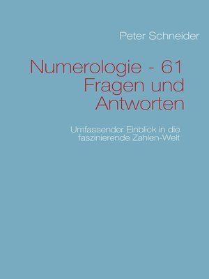 cover image of Numerologie--61 Fragen und Antworten